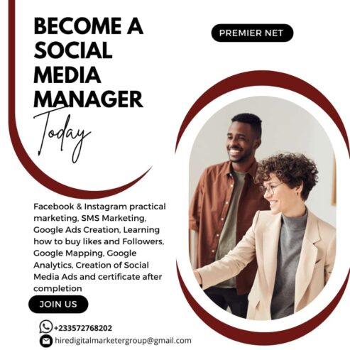 Become a Social Media Manager Today