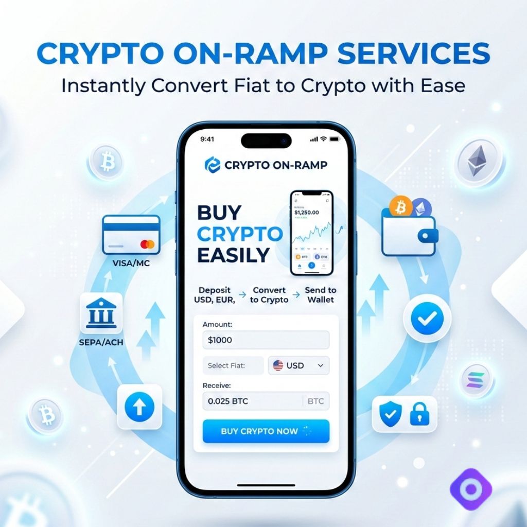 Secure Crypto On-Ramp Development for Exchanges & Fintech
