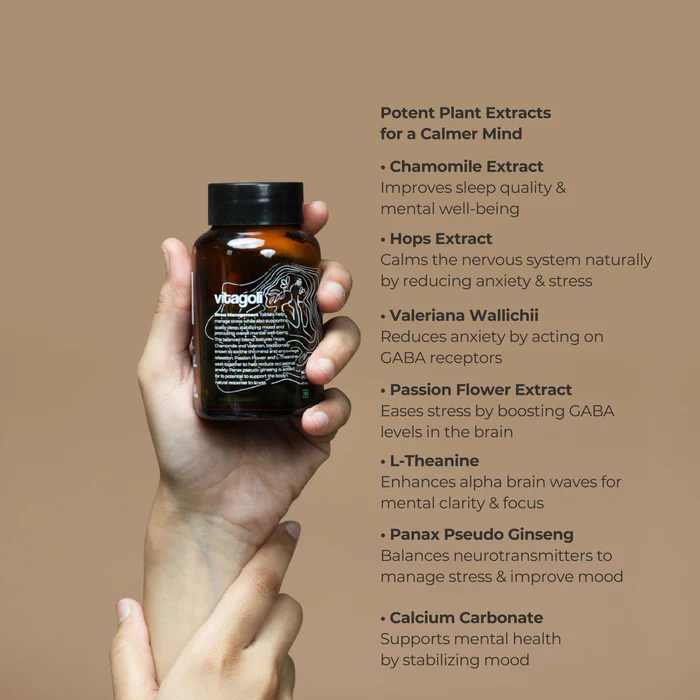 Get Natural Stress Relief Tablet with natural ingredients